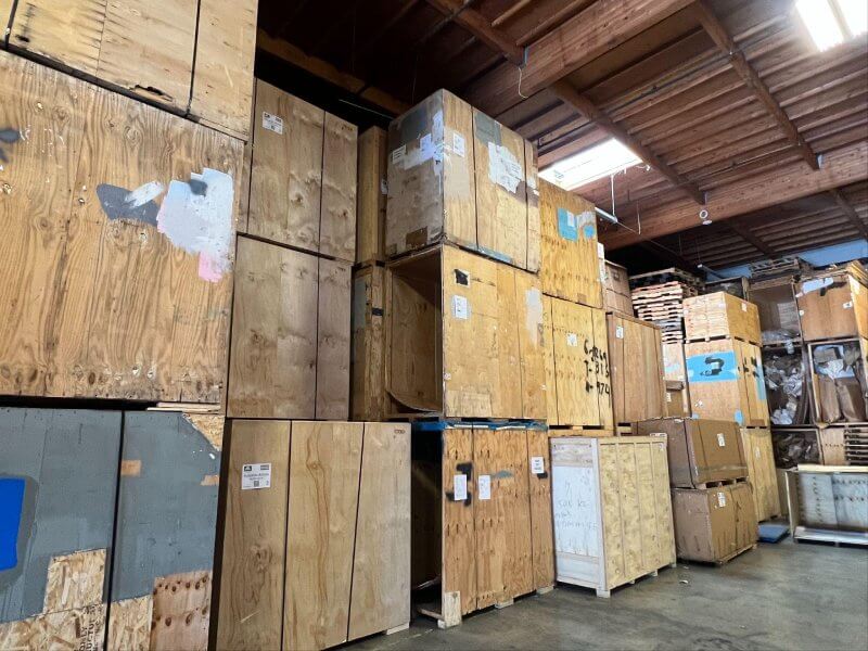 Organized Bravo storage warehouse
